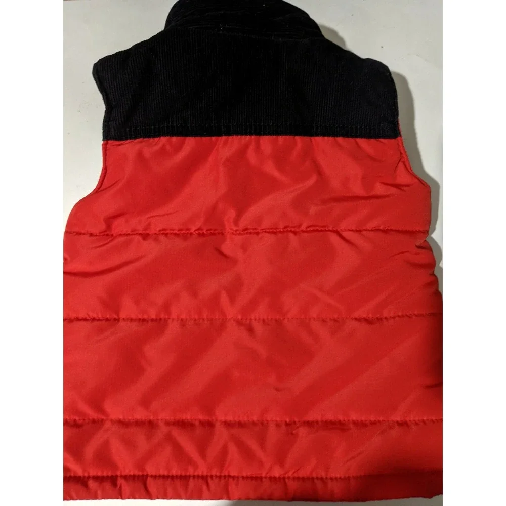 Carter's Boys Red & Black Winter Vest Size 3T